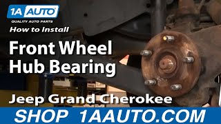 How To Replace Front Wheel Hub/Bearing 99-04 Jeep Grand Cherokee [PART 1]