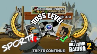 Hill Climb Racing 2 : Boss Level Versus Sporty Legendary 9