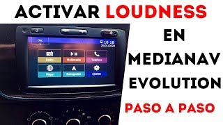 COMO activar el LOUDNESS en MEDIANAV EVOLUTION Tutorial | unboxingplus