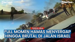 FULL VIDEO Detik-detik Hamas Menyergap Festival Musik di Pinggir Jalan Israel
