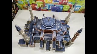 Большой картонный 3D пазл CubicFun " Собор Святой Софии " - Сборка #4