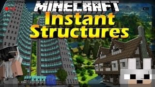 Minecraft | Instant Structures | Mod Showcase | 1.7.10