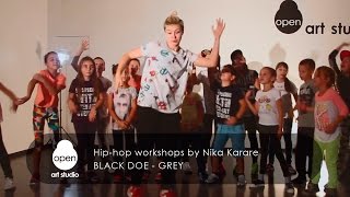Black Doe - Grey - Hip-hop workshops by Nika Karare - Open Art Studio