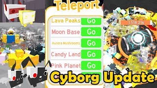 Update! Teleport, New Area and New Pets! - Pet Simulator