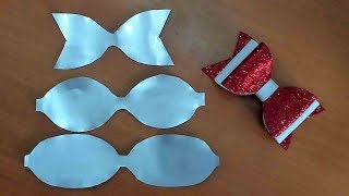 DIY/МК/ Patterns/Как сделать шаблоны бантиков, бабочек и клинового листа своими руками