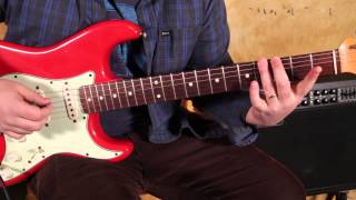 Blues Rhythm Lesson in the Style of Buddy Guy, SRV, BB King, and More Beginner Blues