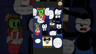 Oswald and bendy in the curse of the black ink part 3