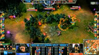 LCS NA W9D2 Game 1 TSM vs DIG