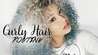 Curly Hair Routine | Da Lavagem a Finalização | Cuidados com os cachos