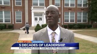 WATCH: Dinwiddie principals honored in tree planting ceremony
