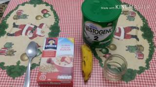 Papinha de Banana com aveia #5