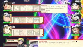 Naruto Arena : Kiba, Naruto (S), Temari (Test III)