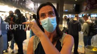 South Africa: Chaos at Johannesburg airport as airlines cancel flights due to new COVID variant