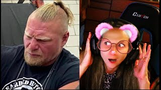 Brock Lesnar's PONYTAIL!!???