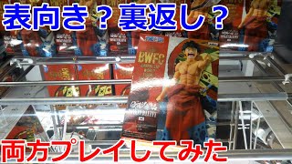 【クレーンゲーム】 橋渡し設定  初期状態は表向き？裏返し？ 両方プレイしてみた