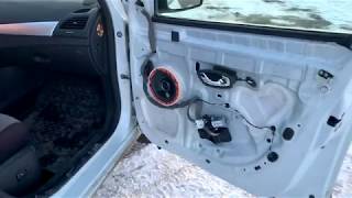 Замена штатных динамиков в Renault Fluence на DL Audio Gryphon Lite 165