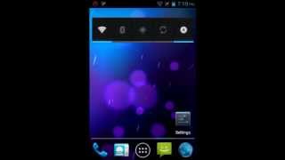 Cyanogenmod 9 ics rom on Live With Walkman
