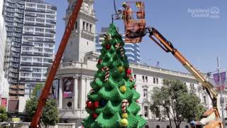 LEGO Christmas Tree Timelapse | Auckland Council