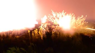 Ночной бой с условными террористами в рамках учения с подразделениями военной базы РФ в Абхазии