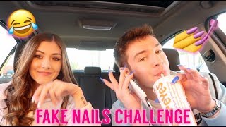 MAKING MY BF WEAR LONG NAILS FOR A DAY
