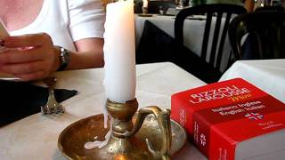 May 2011 - Rome, Italy: Dinner along Via Cavour