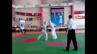 Астафьев Кирилл (КРОК) vs. Кондрашов Вадим (КРОК).Каратэ киокусинкай.