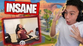 THIS 13 YEAR OLD KID *DESTROYED* TSM HAMLINZ *INSANE* (Fortnite Battle Royale)