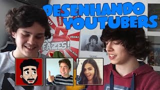✏ DESENHANDO YOUTUBERS PORTUGUESES ! ✏ (c/ Nelson)