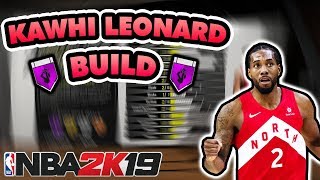 NBA 2K19 | Kawhi Leonard Build | SF Archetype Does EVERYTHING! | The Claw