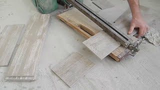 Оригинальная укладка плитки на кухне ч.1