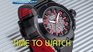 Detomaso Panaro XXL Solar Watch Unboxing & First Look