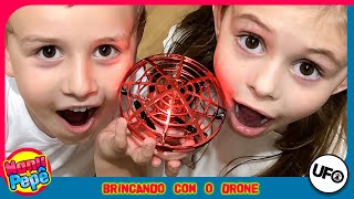 Brincando com o UFO Drone SUPER Divertido