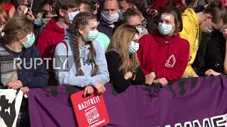 Germany: Pegida's 7th anniv rally in Dresden met with counter-protest