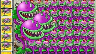 Plants vs Zombies 2  - CHOMPER MAX LEVEL MASTERY 999999  vs GARGANTUAR FIGHT!