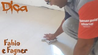 Como fazer a  limpeza, remoção de  epoxi no porcelanato fabio123