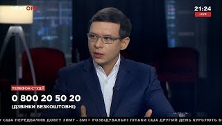 Евгений Мураев в "Большом вечере" на телеканале NewsOne, 02.02.18