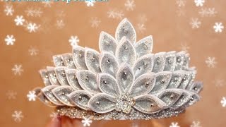 НОВОГОДНЯЯ КОРОНА, ДИАДЕМА мастер класс CHRISTMAS CROWN, TIARA master class