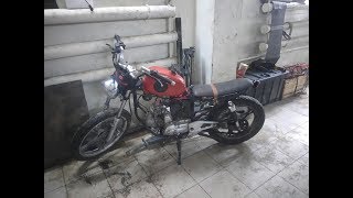 oldskullriding:выпуск 3; как построить кафе-рейсер или братстайл из китайского мопеда...
