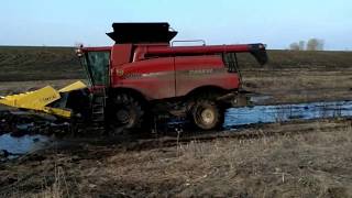 буксуют трактора комбайны мтз камаз. stuck tractor combines mtz kamaz.