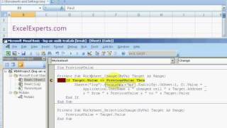 ExcelExperts.com - VBA Tips - Log An Audit Trail