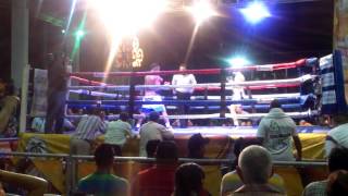Nocaut de René Alvarado a Eusebio Osejo. Nicaragua