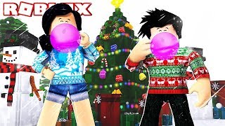 Как фармить много рождественских конфет в симулятор жвачки роблокс Bubble Gum Simulator Roblox