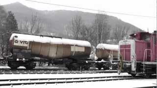An der Teckbahn im Winter