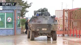 RAW: Turkish military vehicles cross border with Syria as operation 'Olive Branch' continues
