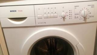 Bosch Maxx WFL 1662 Режим теста