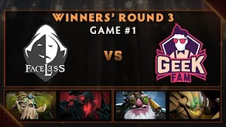 Faceless vs GeekFam Game 1 - Manila Masters SEA Qual.: Winners Ro 3 - @LuminousInverse @tsunami643