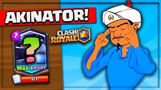 KENNST du diese NEUE CLASH ROYALE KARTE?! | Akinator errät CR Karten | Clash Royale deutsch