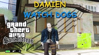 DOWNLOAD SKIN DAMIEN WATCH DOGS By DshGames GTA SA FULL HD 1080p