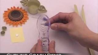 Curling Coach Quilling Demonstration - Quilled Creations