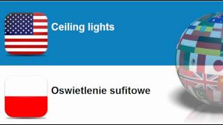 Learn Polish = Topic = Lighting equipment and electric lamps